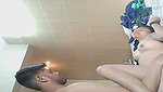 Young couple enjoying fuck in hotelroom
