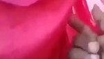 Boyfriend pressing girlfriend boob outdoor