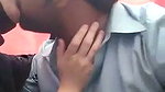 boyfriend sucking her gf boob