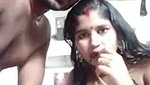 Sexy bhabhi give Blowjob on live