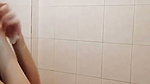 Beautiful awesome girl bathing show