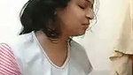 Delhi girl taking bath