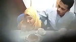 Muslim girl Blowjob her bf in restaurant