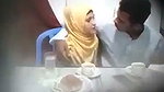 Muslim girl Blowjob her bf in restaurant