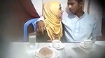 Muslim girl Blowjob her bf in restaurant