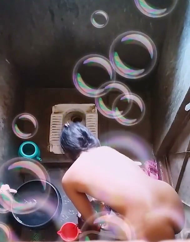 Sexy girl taking bath