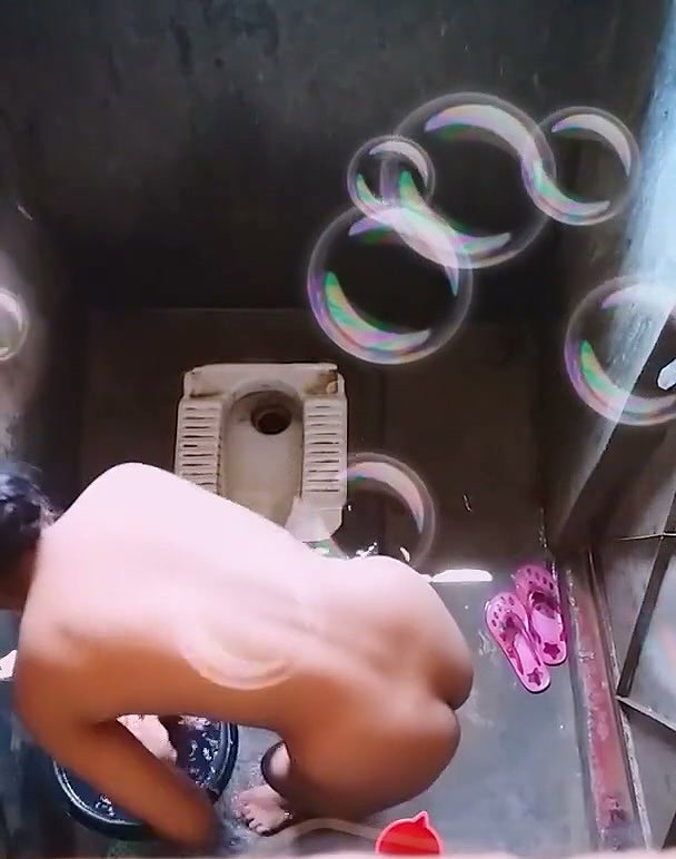 Sexy girl taking bath