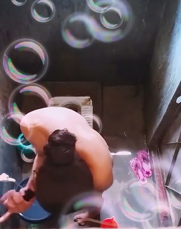 Sexy girl taking bath
