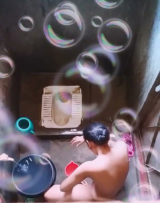 Sexy girl taking bath