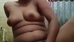 Village girl drill her pussy