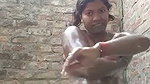 Village hot girl taking bath show