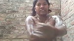 Village hot girl taking bath show