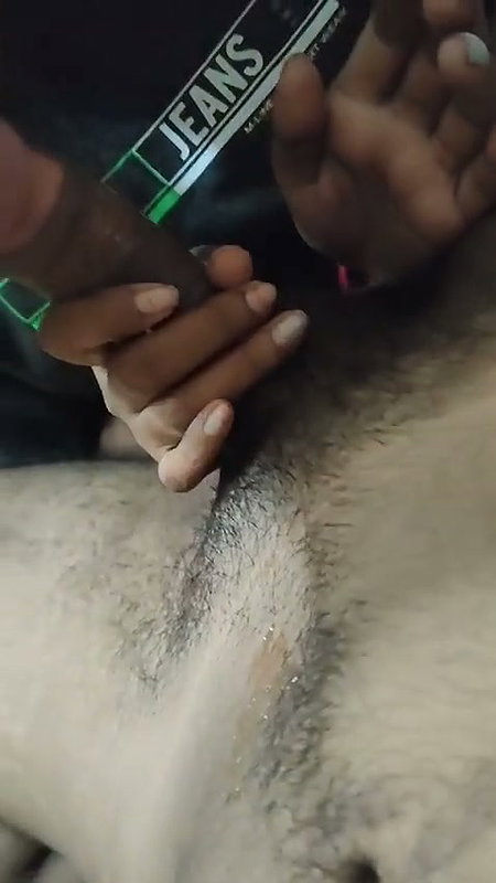 Boyfriend enjoying the Blowjob