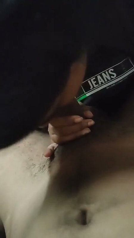 Boyfriend enjoying the Blowjob