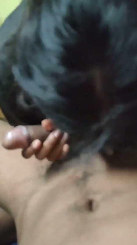 Boyfriend enjoying the Blowjob