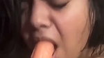 Sexy aunty show her huge boob Blowjob dilo