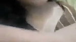 Boyfriend pressing gf boob show