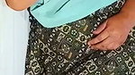 Fatty aunty boob press by lover