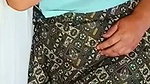 Fatty aunty boob press by lover