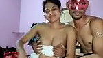 Hot couple enjoying on live