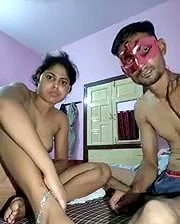 Hot couple enjoying on live