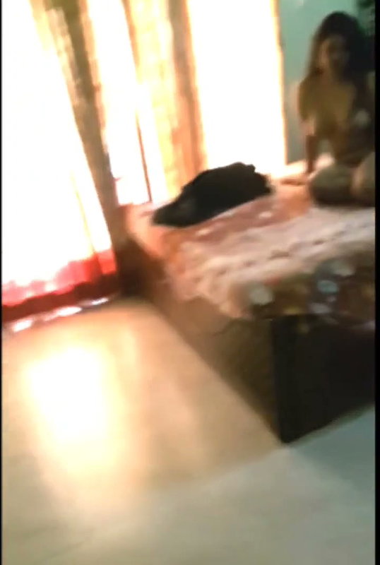 Sexy lady fuck hard on the bed