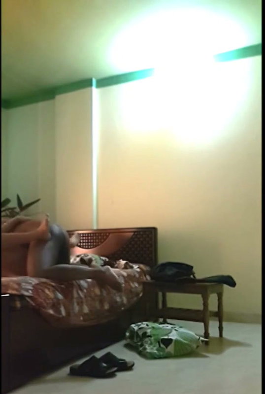 Sexy lady fuck hard on the bed