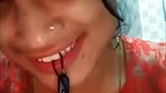Sexy looking girl show her boob on vc