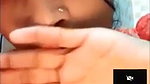 Sexy looking girl show her boob on vc