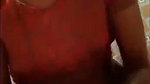 Sexy looking girl show her boob on vc
