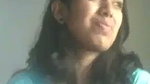 Sweet cute girl show her boob on video call