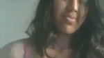 Sweet cute girl show her boob on video call