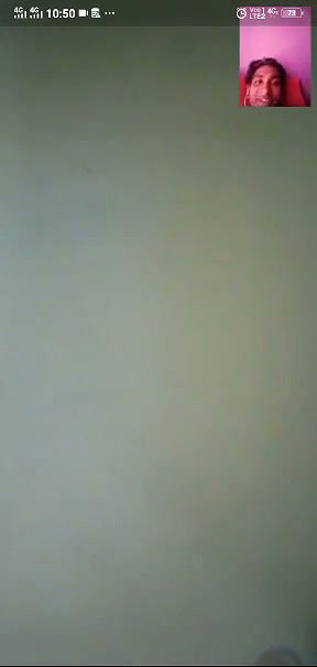Sweet cute girl show her boob on video call