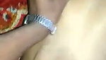 Village slim lady fuck on the bed with bf