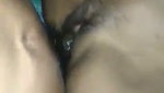 Village slim lady fuck on the bed with bf