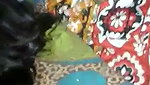 Village slim lady fuck on the bed with bf