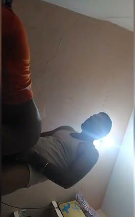 Wow looking girl fuck hard in Doggy position