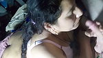 Bhabhi giving Blowjob to neighbour young boy
