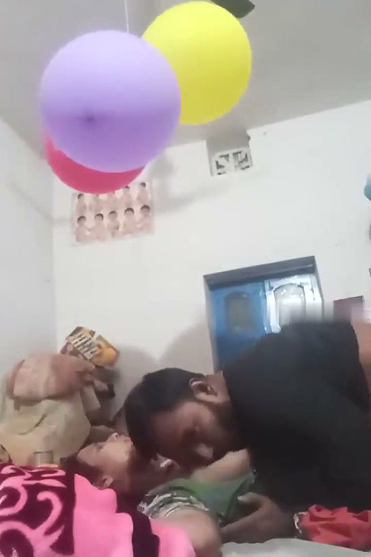 Devar celebrate bhabhi birthday fuck her as her gift