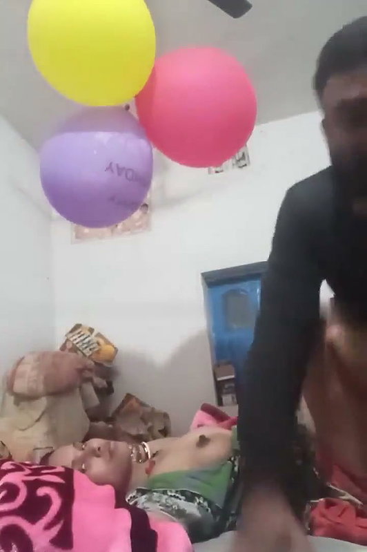 Devar celebrate bhabhi birthday fuck her as her gift