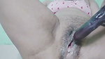 Lady putting brinjal in her pussy for masturbation