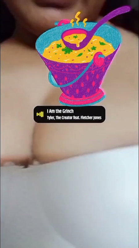 Sexy lady show her boobs