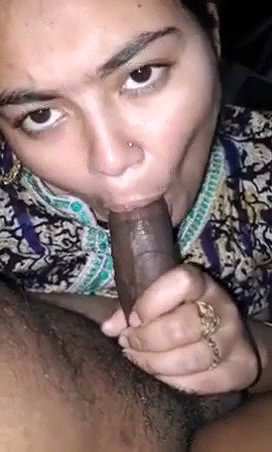 Hot lady Blowjob his husband dick