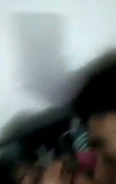 Couple kissing licking boob sucking