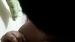 Couple kissing licking boob sucking