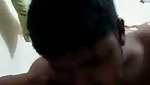Couple kissing licking boob sucking