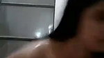 Sexy girl taking bath wearing bra