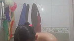 Beautiful Girl Fully Nude Showing  bathing
