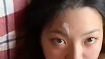Nepali girl Blowjob  cum on her face