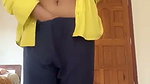 Muslim bitch showing her big tits and pussy